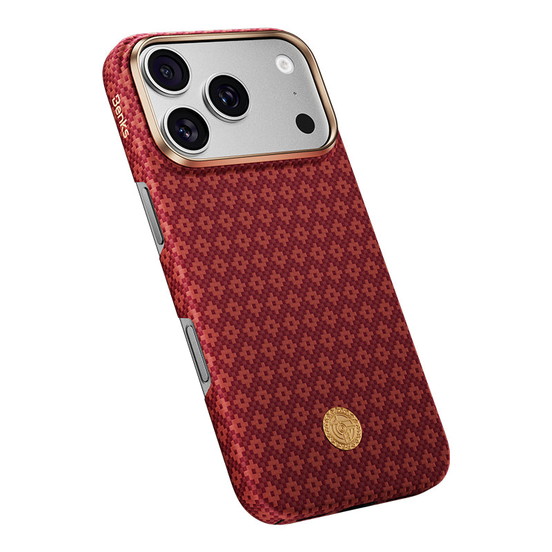 iPhone 18 Pro Max uyumlu Kılıf MagSafe Şarj Özellikli Benks ArmorAir ArmorGrid Kevlar Kapak C1