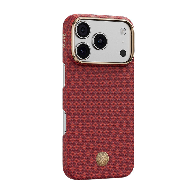 iPhone 18 Pro Max uyumlu Kılıf MagSafe Şarj Özellikli Benks ArmorAir ArmorGrid Kevlar Kapak C1