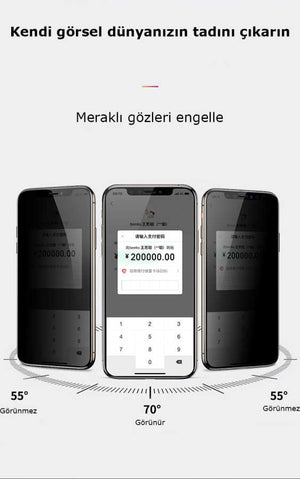 iPhone XS Max 6.5 Benks 0.3mm V Pro Privacy Ekran Koruyucu