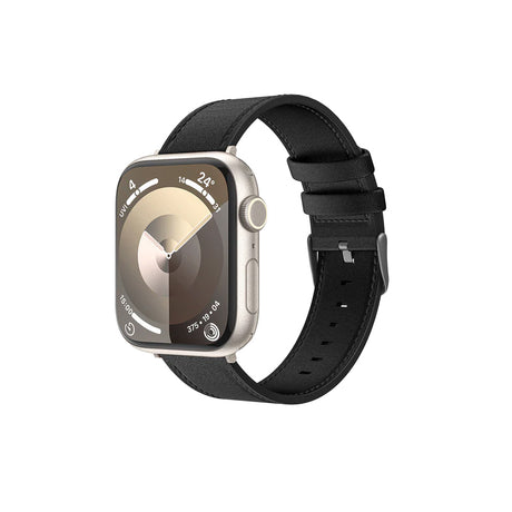 Apple Watch 7 8 9 10 - 44 45 46 49 mm uyumlu Benks Vintage Genuine Leather Serisi Hakiki Deri Kordon Strap Kayış