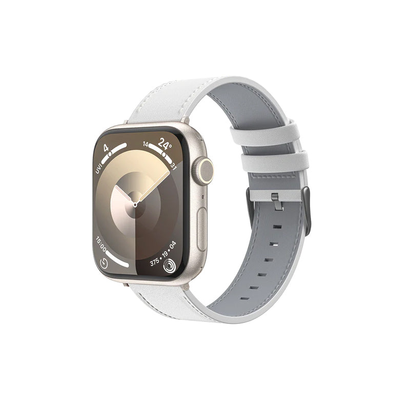 Apple Watch 7 8 9 10 - 44 45 46 49 mm uyumlu Benks Vintage Genuine Leather Serisi Hakiki Deri Kordon Strap Kayış