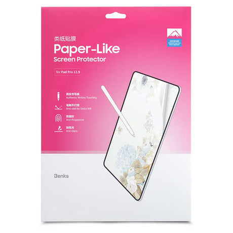 Benks iPad Pro 12.9 2018 (3.Nesil) Paper-Like Ekran Koruyucu