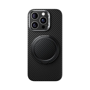Benks MagClap Magnetik 360 Derece Dönebilen Hybrid Karbon Fiber Desenli Parmak Ring Stand