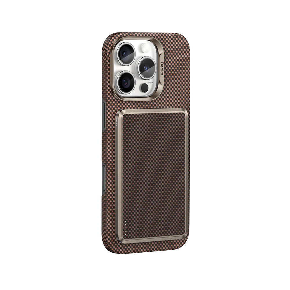 Benks MP15 ArmorGo M-safe Şarj Özellikli Ultra İnce ArmorTint Serisi Aramid Fiber Powerbank 15W 5000mAh
