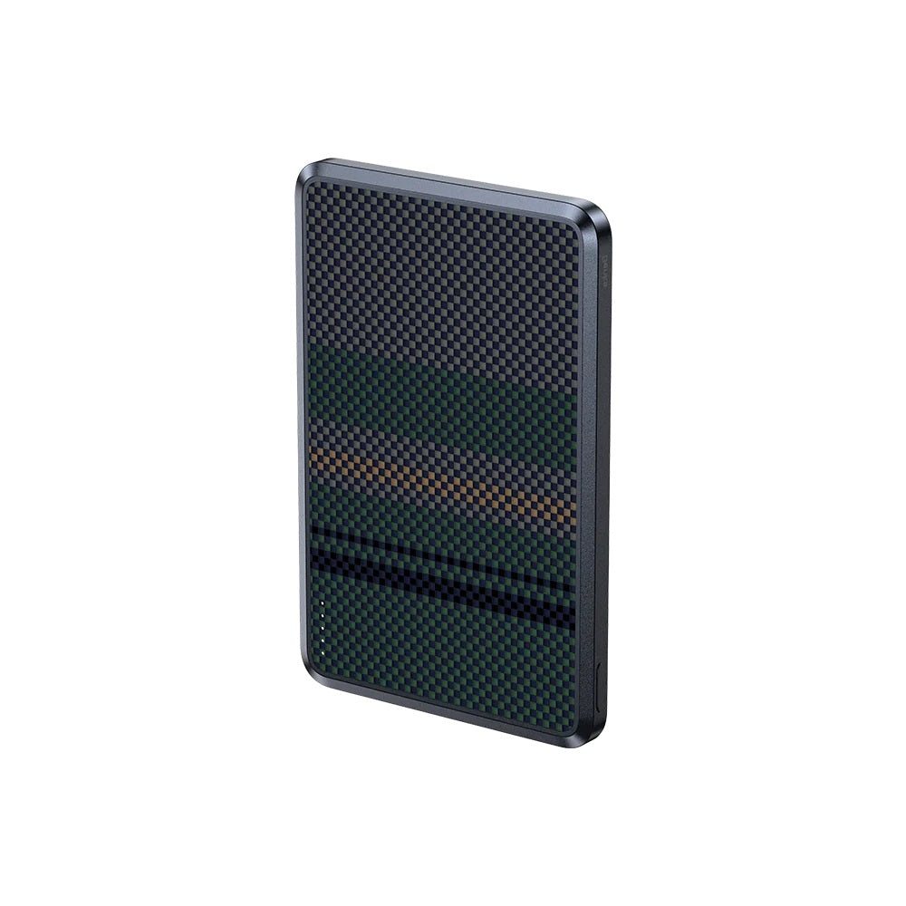 Benks MP15 ArmorGo M-safe Şarj Özellikli Ultra İnce Aurora Serisi Aramid Fiber Powerbank 15W 5000mAh