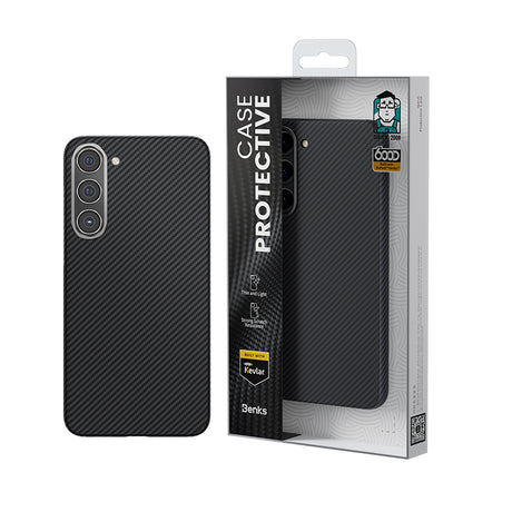 Galaxy S23 Plus Kılıf Benks Magsafe Şarj Özellikli Magnetik Hybrid ArmorAir 600D Kevlar Fiber Kapak