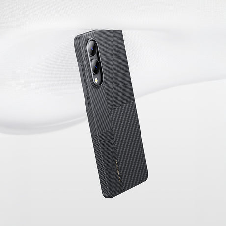 Galaxy S25 Edge Kılıf M-safe Şarj Özellikli Karbon Fiber Benks Montage ArmorAir Kevlar Kapak