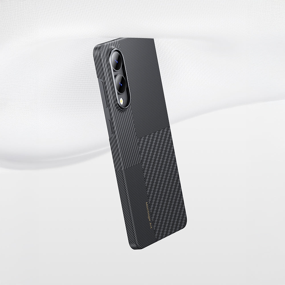 Galaxy S25 Edge Kılıf M-safe Şarj Özellikli Karbon Fiber Benks Montage ArmorAir Kevlar Kapak