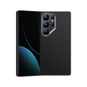 Galaxy S25 Ultra Kılıf Karbon Fiber Magsafe Şarj Özellikli Benks Hybrid ArmorPro 600D Kevlar Kapak