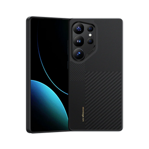 Galaxy S25 Ultra Kılıf Magsafe Şarj Özellikli Karbon Fiber Benks Montage ArmorPro Kevlar Kapak