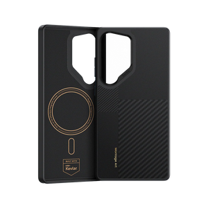 Galaxy S25 Ultra Kılıf Magsafe Şarj Özellikli Karbon Fiber Benks Montage ArmorPro Kevlar Kapak