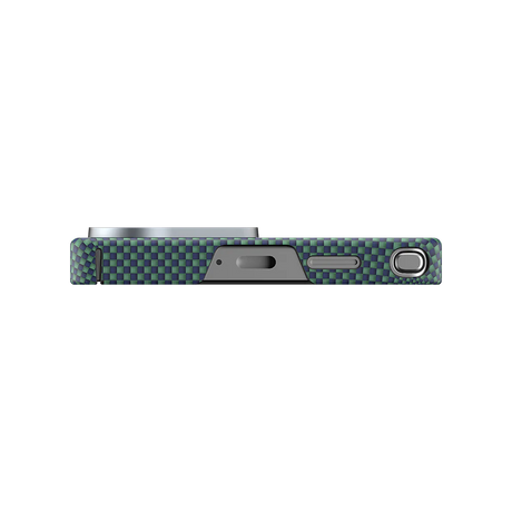 Galaxy S25 Ultra Kılıf Magsafe Şarj Özellikli Karbon Fiber Tasarımlı Benks Aurora ArmorAir Kevlar Kapak