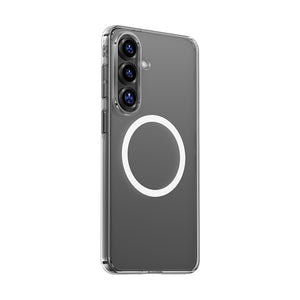 Galaxy S26 Kılıf M-safe Şarj Özellikli Benks Magnetik Crystal Serisi Şeffaf Kapak