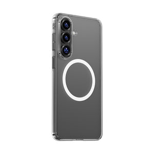 Galaxy S26 Kılıf M-safe Şarj Özellikli Benks Magnetik Crystal Serisi Şeffaf Kapak