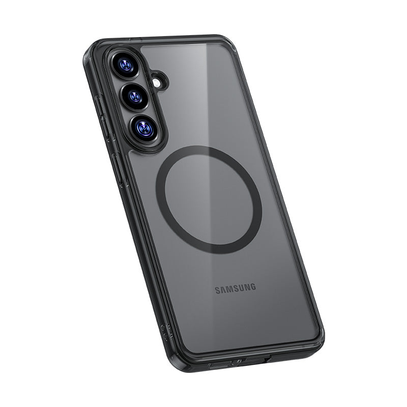Galaxy S26 Plus Kılıf M-safe Şarj Özellikli Benks Crystal Serisi Şeffaf Kapak