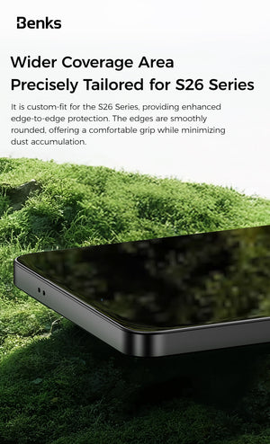 Galaxy S26 Ultra Benks Glass Warrior AR Cam Ekran Koruyucu + Kolay Uygulama Aparatı