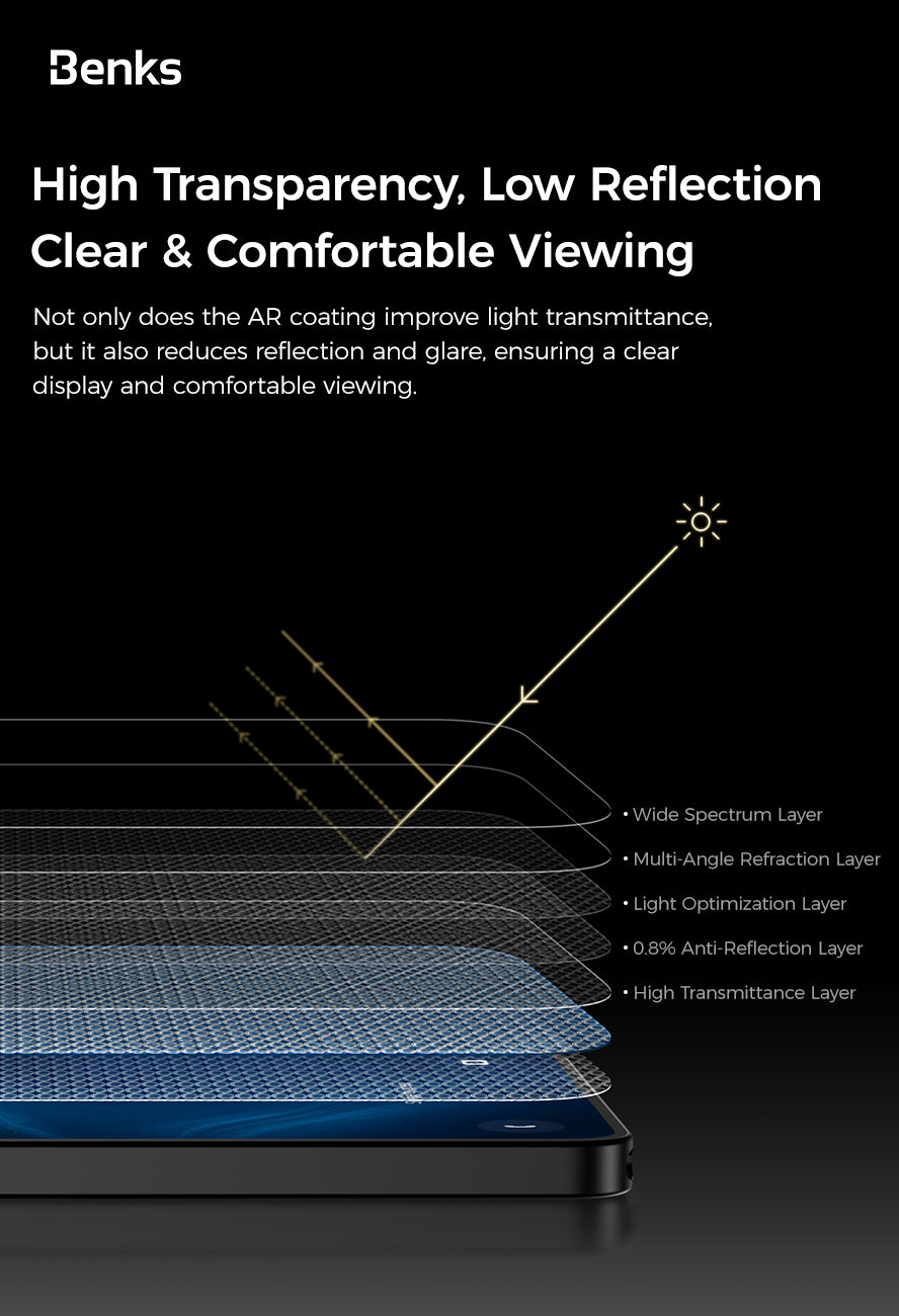 Galaxy S26 Ultra Benks Glass Warrior AR Cam Ekran Koruyucu + Kolay Uygulama Aparatı
