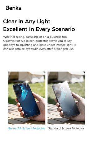 Galaxy S26 Ultra Benks Glass Warrior AR Cam Ekran Koruyucu + Kolay Uygulama Aparatı