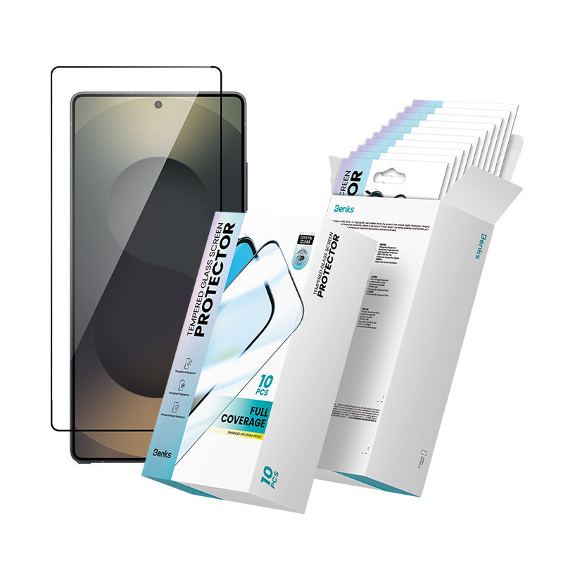 Galaxy S26 Ultra Hidrofobik Ve Oleofobik Özellikli Benks 0.3mm Air Shield Ekran Koruyucu 10'lu Paket