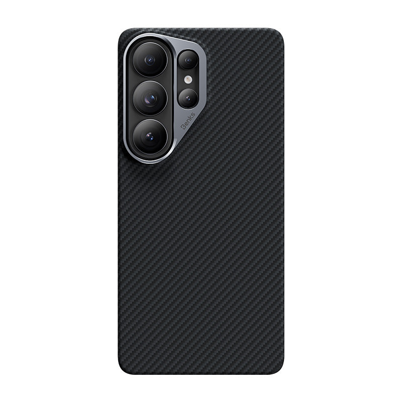 Galaxy S26 Ultra Kılıf Benks M-safe Şarj Özellikli Magnetik ArmorAir 600D Kevlar Fiber Kapak