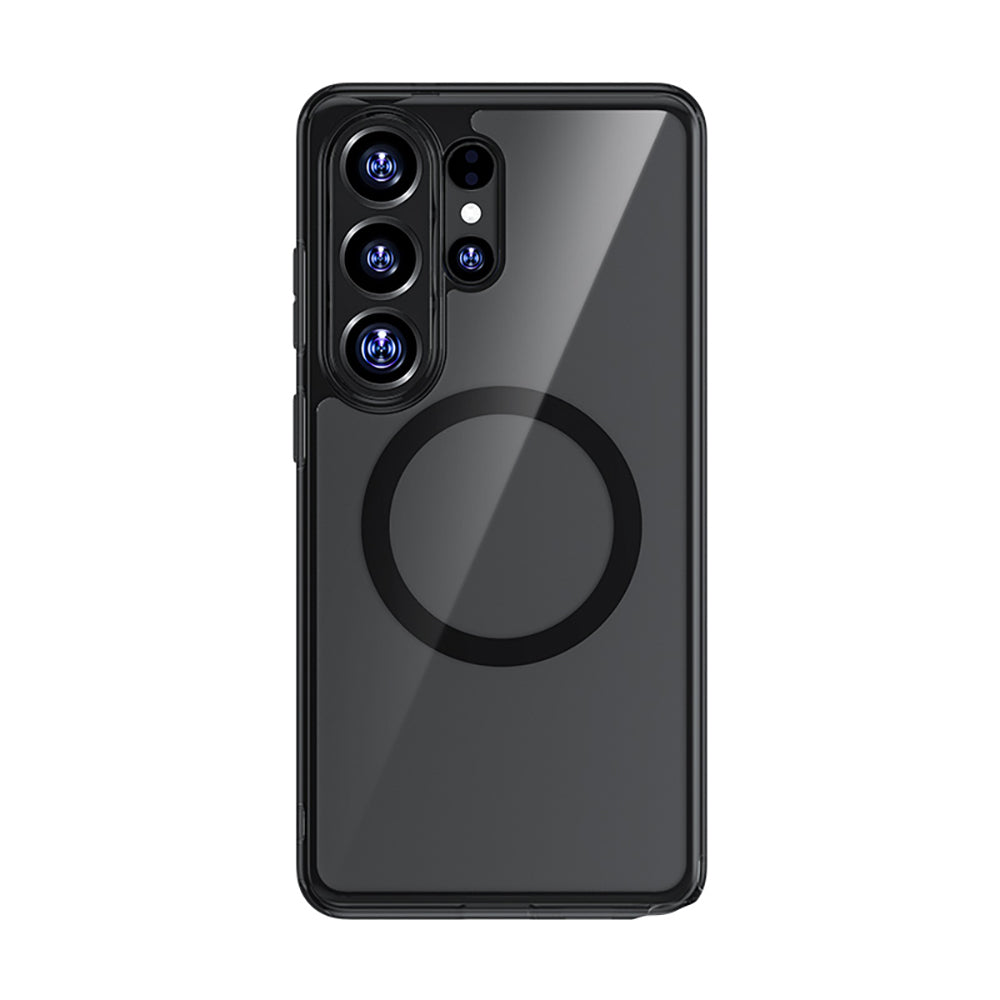 Galaxy S26 Ultra Kılıf M-safe Şarj Özellikli Benks Crystal Serisi Şeffaf Kapak