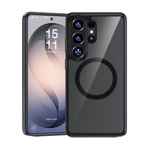 Galaxy S26 Ultra Kılıf M-safe Şarj Özellikli Benks Crystal Serisi Şeffaf Kapak