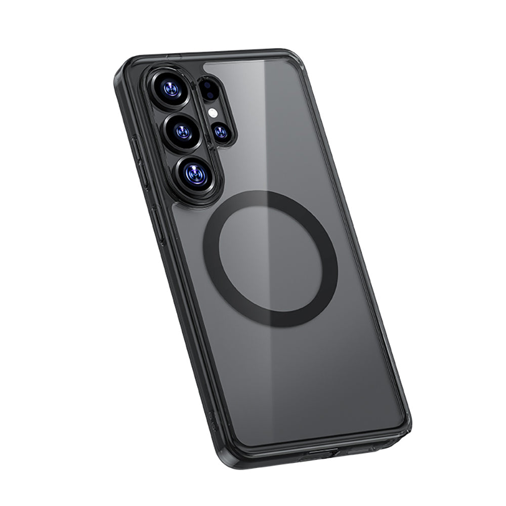 Galaxy S26 Ultra Kılıf M-safe Şarj Özellikli Benks Crystal Serisi Şeffaf Kapak