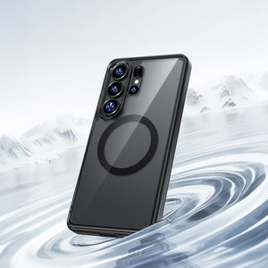 Galaxy S26 Ultra Kılıf M-safe Şarj Özellikli Benks Crystal Serisi Şeffaf Kapak