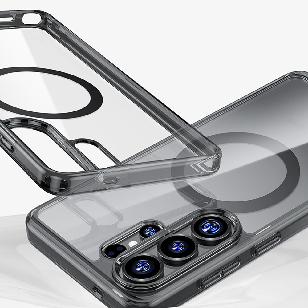 Galaxy S26 Ultra Kılıf M-safe Şarj Özellikli Benks Crystal Serisi Şeffaf Kapak