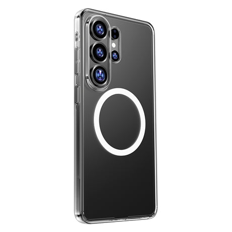 Galaxy S26 Ultra Kılıf M-safe Şarj Özellikli Benks Magnetik Crystal Serisi Şeffaf Kapak