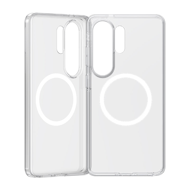 Galaxy S26 Ultra Kılıf M-safe Şarj Özellikli Benks Magnetik Crystal Serisi Şeffaf Kapak