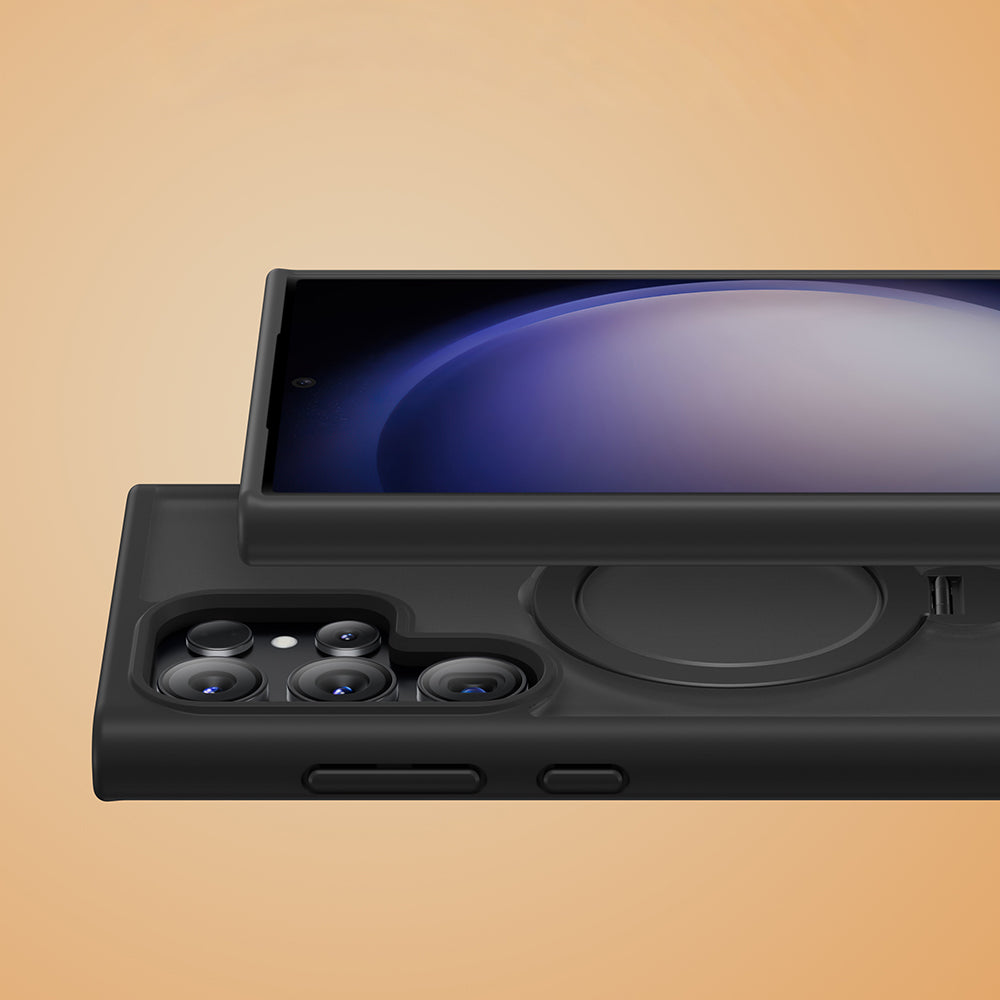 Galaxy S26 Ultra Kılıf M-safe Şarj Özellikli Benks Standlı Mist Protective Kapak