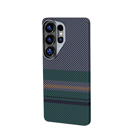 Galaxy S26 Ultra Kılıf M-safe Şarj Özellikli Karbon Fiber Tasarımlı Benks Aurora ArmorAir Kevlar Kapak