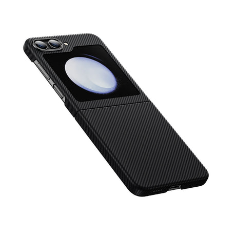 Galaxy Z Flip 5 Kılıf Karbon Fiber Benks Essential Hybrid ArmorAir 600D Kevlar Kapak