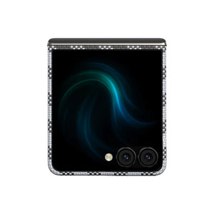 Galaxy Z Flip 7 Kılıf M-safe Şarj Özellikli Ekose Tasarımlı Benks ArmorAir ArmorVichy Kevlar Kapak