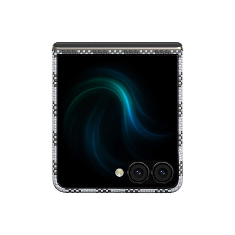 Galaxy Z Flip 7 Kılıf M-safe Şarj Özellikli Ekose Tasarımlı Benks ArmorAir ArmorVichy Kevlar Kapak