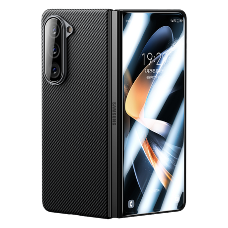 Galaxy Z Fold 5 Benks Combo Üçlü Aksesuar Seti (600D Kevlar Kapak + Corning Ekran Koruyucu + Kamera Lens Koruyucu)