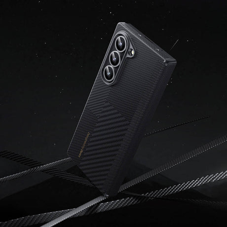 Galaxy Z Fold 6 Kılıf Karbon Fiber Benks Montage ArmorAir Kevlar Kapak