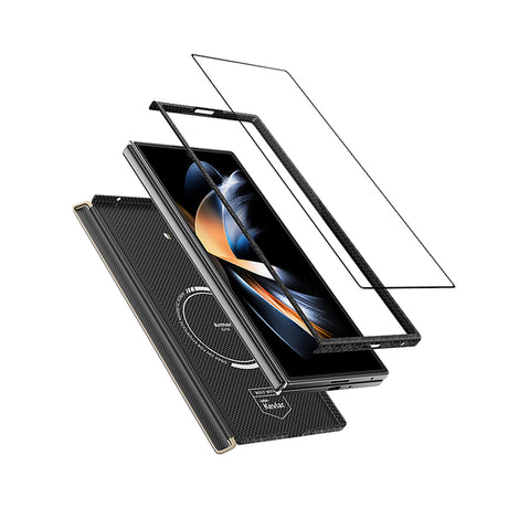 Galaxy Z Fold 7 Benks ArmorAir ArmorGrid Grand Combo Üçlü Aksesuar Seti (Ön & Arka Kevlar Kapak + Ekran Koruyucu)
