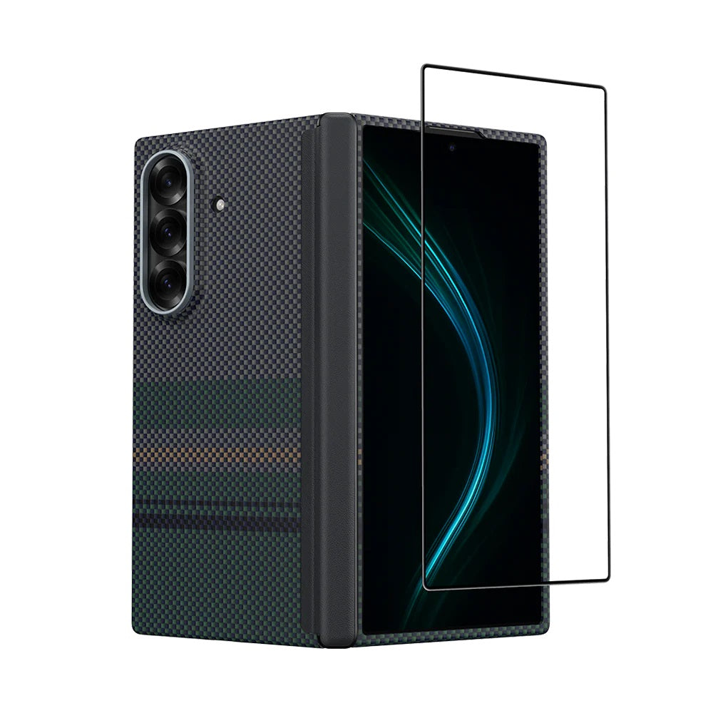 Galaxy Z Fold 7 Benks ArmorAir Aurora Grand Combo Üçlü Aksesuar Seti (Ön & Arka Kevlar Kapak + Ekran Koruyucu)