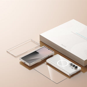Galaxy Z Fold 7 Benks Crystal Grand Combo Üçlü Aksesuar Seti (Ön & Arka Şeffaf Kapak + Ekran Koruyucu)