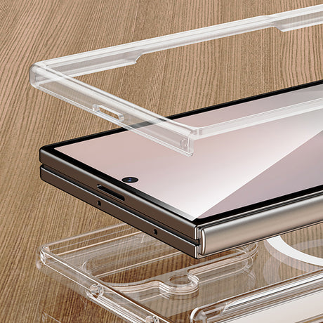 Galaxy Z Fold 7 Benks Crystal Grand Combo Üçlü Aksesuar Seti (Ön & Arka Şeffaf Kapak + Ekran Koruyucu)