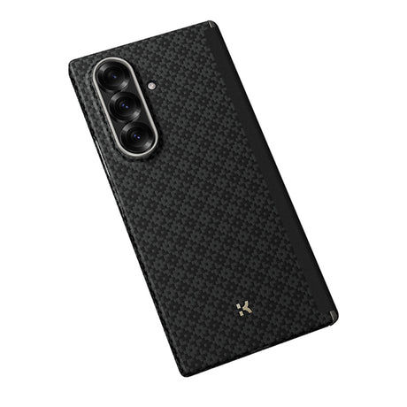 Galaxy Z Fold 7 Kılıf M-Safe Şarj Özellikli Karbon Fiber Benks ArmorAir ArmorGrid Serisi Kevlar Arka Kapak