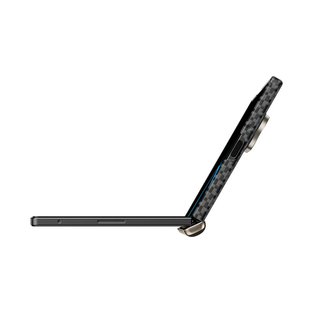 Galaxy Z Fold 7 Kılıf M-Safe Şarj Özellikli Karbon Fiber Benks ArmorAir ArmorGrid Serisi Kevlar Arka Kapak