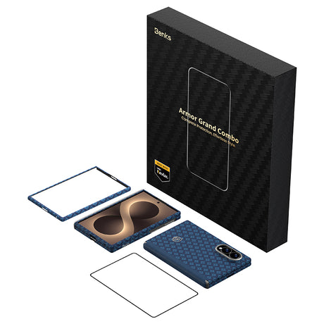 Galaxy Z Fold 8 Benks ArmorAir ArmorGrid Grand Combo Üçlü Aksesuar Seti (Ön Arka Kevlar Kapak + Ekran Koruyucu)