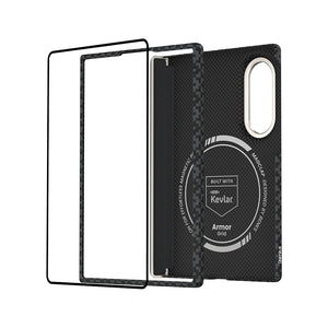 Galaxy Z Fold 8 Benks ArmorAir ArmorGrid Grand Combo Üçlü Aksesuar Seti (Ön Arka Kevlar Karbon Kapak + Ekran Koruyucu)