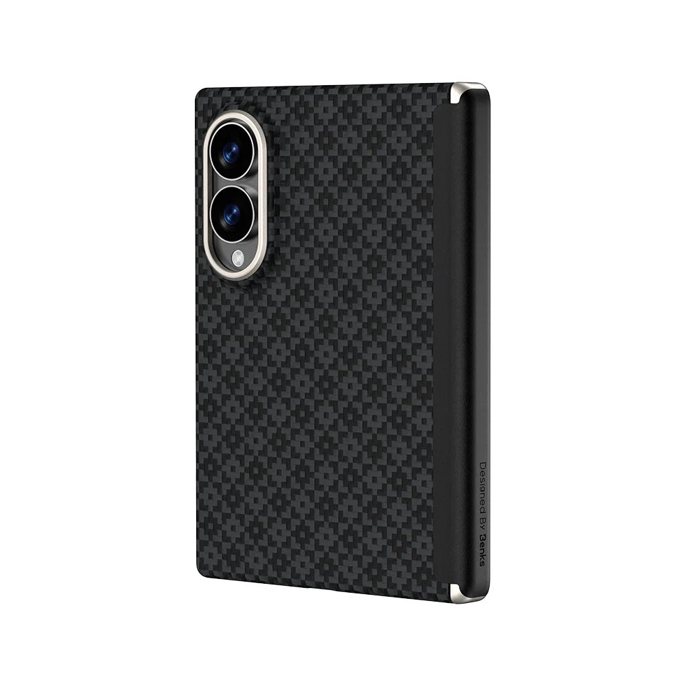 Galaxy Z Fold 8 Benks ArmorAir ArmorGrid Grand Combo Üçlü Aksesuar Seti (Ön Arka Kevlar Karbon Kapak + Ekran Koruyucu)