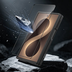 Galaxy Z Fold 8 Benks ArmorPro ArmorGrid Grand Combo Üçlü Aksesuar Seti (Ön Arka Kevlar Karbon Kapak + Ekran Koruyucu)