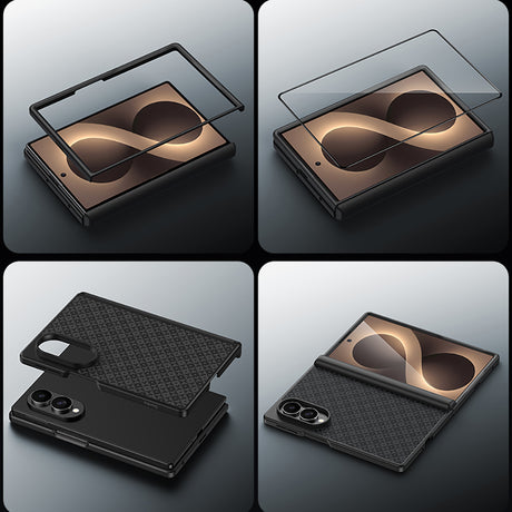 Galaxy Z Fold 8 Benks ArmorPro ArmorGrid Grand Combo Üçlü Aksesuar Seti (Ön Arka Kevlar Kapak + Ekran Koruyucu)