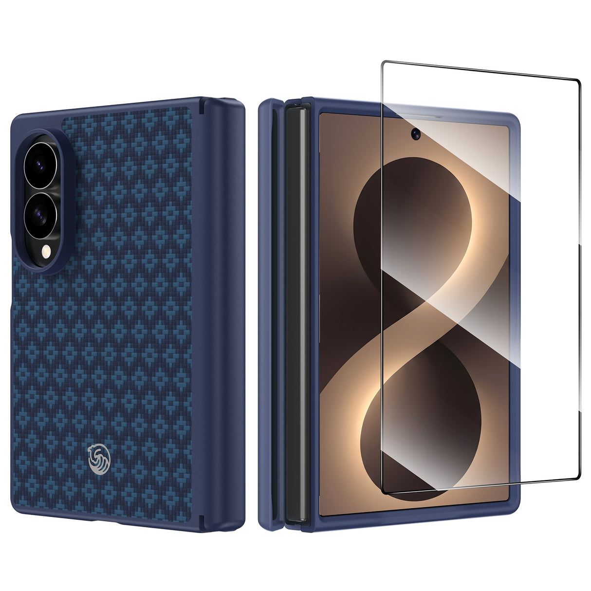Galaxy Z Fold 8 Benks ArmorPro ArmorGrid Grand Combo Üçlü Aksesuar Seti (Ön Arka Kevlar Kapak + Ekran Koruyucu)